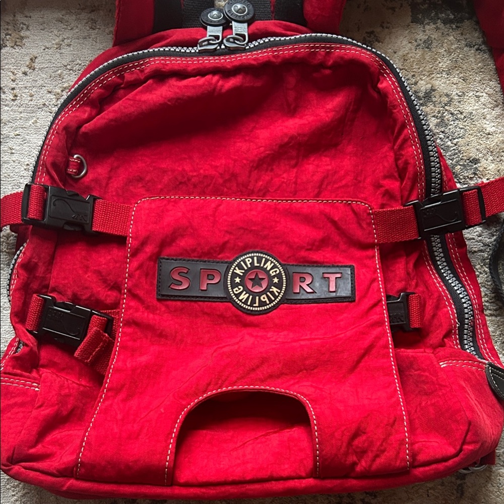 Kipling sport Vibrant Red unisex Backpack